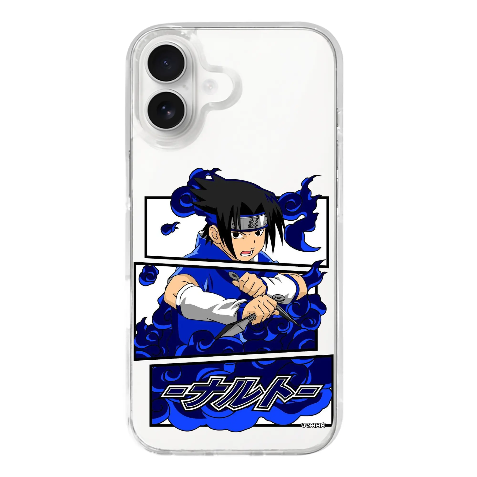 ナルト グッズ うちは サスケ - iPhone 17シリーズ 透明スマホケース – 薄型・耐衝撃・精密フィット保護カバー